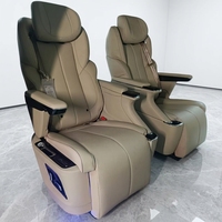 Siège de véhicule utilitaire personnalisé avec soutien latéral épais en cuir Nappa véritable de qualité supérieure pour des voyages confortables en van sur de longues distances