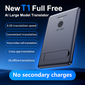 2025 venta al por mayor T1 traductor personalizado AI Aplicación de interpretación traductor de voz de pantalla táctil simultánea en línea con OEM - Product Image 6