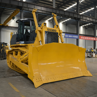 Bulldozer sur chenilles hydraulique haute performance de 54 tonnes, 460 CV, équipement de terrassement