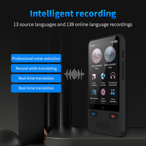 Dispositif de traduction vocale S85, traducteur portable <span class=keywords><strong>avec</strong></span> 138 langues, écran 3,5 pouces, traducteur vocal intelligent - Product Image 6