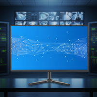 Écran de moniteur PC large de 19 pouces, 60 Hz, 2 ms, luminosité 250 cd/m², écran plat, moniteur de jeu avec haut-parleurs pour ordinateur portable/ordinateur