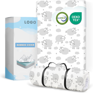 Thoáng khí Bộ nhớ bọt Toddler nệm không thấm nước bé nệm cho nôi và trẻ mới biết đi giường - Product Image 1