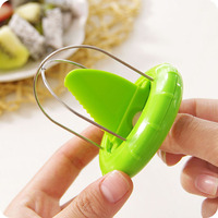 Kiwi Schiller & Schepje 2-in-1 Fruitopener, RVS/Plastic, Verdikte uitvoering, Schep, Eet, Zonder knoeien, Snel & Gemakkelijk