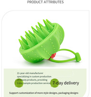 Brosse de massage du cuir chevelu en silicone – Indispensable pour le coiffage et le nettoyage des cheveux, avec soulagement des démangeaisons
