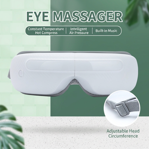 Masajeador de Ojos Portátil Plegable con Terapia Infrarroja, Recargable por USB, Batería de 800mAh, Blanco, Ayuda para Dormir - Product Image 2
