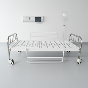 سرير فحص طبي معدني قابل للتعديل بوظيفة واحدة وبأسعار معقولة، طاولة فحص يدوية للمستشفيات، معدات فحص للعيادات الطبية من المورد - Product Image 2