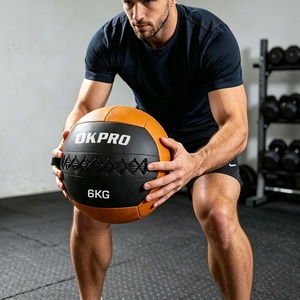 <span class=keywords><strong>Palla</strong></span> <span class=keywords><strong>medica</strong></span> da allenamento OKPRO con logo personalizzato, <span class=keywords><strong>palla</strong></span> da parete in PVC con peso per fitness e allenamento <span class=keywords><strong>della</strong></span> forza - Product Image 1