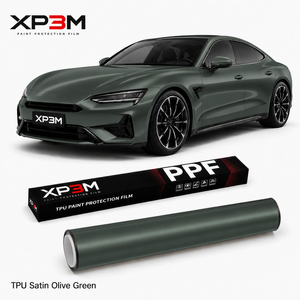 ฟิล์มใสกันรอยรถยนต์ XP3M สีเขียวมะกอกด้าน  วัสดุ TPU  ความหนา 7.5 มิล  ซ่อมแซมตัวเองได้ ป้องกันรอยขีดข่วน ป้องกันการเหลือง ขนาด 1.52x15 เมตร - Product Image 1