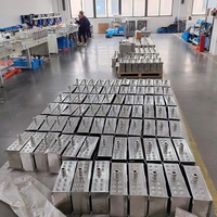 Caja de Conexiones Antiexplosión SS316L |   IP66 |   13 agujeros |   Con terminales |   Recinto para Áreas Peligrosas de Gasolineras, Personalizable