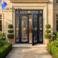 Porte en fer forgé sélectionnée par Architectural Digest, design primé, porte primée par le Design Award.