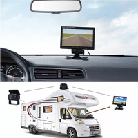 Caméra de recul 24V 4 broches avec moniteur LCD 7 pouces, étanche, vision nocturne, kit de surveillance de sécurité pour véhicule, bus, caravane