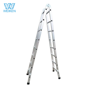 WEIKEN 2x8 Marches Échelle en aluminium à deux charnières Escada Aluminio Multiproposito Échelle de <span class=keywords><strong>pied</strong></span> pliable de type A Splay - Product Image 6