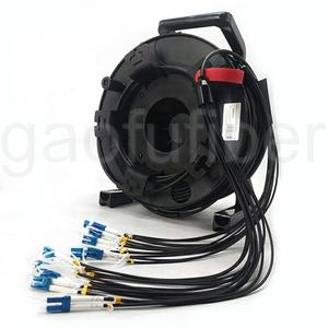 SM Armored Tactical <span class=keywords><strong>Fiber</strong></span> Optical Cable Reel Mit 12 24 LC-Anschlüssen für Rundfunk-und Pro-Audio-Anwendungen - Product Image 2
