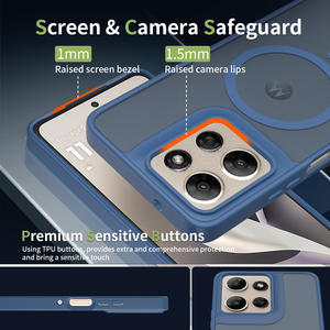 Coque de téléphone <span class=keywords><strong>transparente</strong></span> en TPU PC magnétique souple antichoc absorbant les chocs conçue pour Motorola <span class=keywords><strong>G</strong></span> Power 2026 - Product Image 3