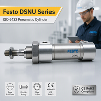 Cylindre pneumatique FESTO d'origine neuf DSNU-25-100-PPV-A DSNU-25-125-PPV-A DSNU-25-150-PPV-A DSNU-25-160-PPV-A