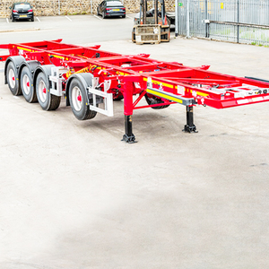 Semirimorchio Chassis Portacontainer a Tre Assi con Collo d'Oca per Container da 20FT, 40FT, 53FT - Product Image 3