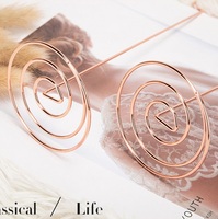 Support de Table en forme de cœur en or Rose, porte-cartes, Clips pour mémo, Photo, décoration de fête, d'anniversaire, de mariage