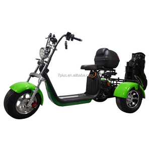 미국 창고 전기 세발 자전거 성인 <span class=keywords><strong>3</strong></span> 륜 세발 자전거 Citycoco 전기 스쿠터 골프 - Product Image 5