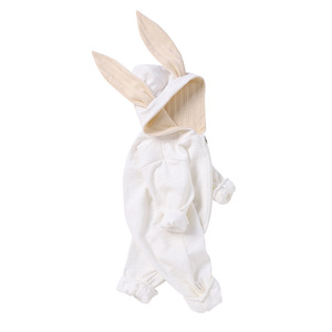 Conjunto de Ropa Orgánica para Bebés Recién Nacidos con Orejas de Conejo y Manga Larga para Otoño, Venta al Por Mayor - Product Image 4