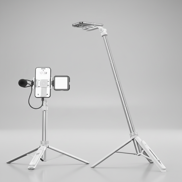 Upgrade Ulanzi TT-88 Phone Tripod Stand 144cm Selfie Handle Grip Tiktok Shoot Desktop Portable Phone Holder Display Remote Tt88