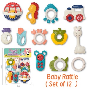 Ensemble <span class=keywords><strong>de</strong></span> hochets et anneaux <span class=keywords><strong>de</strong></span> <span class=keywords><strong>dentition</strong></span> Baohan pour bébés <span class=keywords><strong>de</strong></span> 0 à 24 mois, boule à saisir souple en ABS+TPE avec <span class=keywords><strong>hochet</strong></span> à main (emballé) - Product Image 6