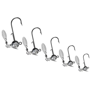 ตะขอเบ็ดตกปลาหัวกลม tgd ที่ดีที่สุด3G 5G 7g 10g 15g ตะขอตกปลาพร้อมโลหะแวววาวตะขอจิ๊กเบ็ดตกปลาสไตล์หมุน - Product Image 1