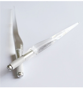 Portalápices de microblading transparente reutilizable para sombreado de cejas y tatuajes PMU - Product Image 3