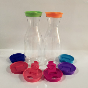 Pichet à eau en plastique de 500ml transparent avec tube de glace 1L 1.5L <span class=keywords><strong>Carafe</strong></span> à lait pour boisson avec stylo et étiquette - Product Image 4