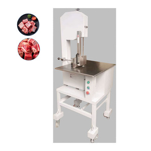 Scie à os professionnelle de type 350 pour usage commercial en restaurant, nouvelle machine efficace à peinture laquée pour couper les os et la viande congelée avec moteur, idéale pour les hôtels - Product Image 1