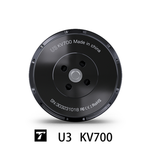 Moteur de drone sans balais étanche T-MOTOR U3 KV700 <span class=keywords><strong>3</strong></span>-4S LiPo, poussée maximale de <span class=keywords><strong>1</strong></span>,8 kg, 500 W, moteur UAV à haut rendement - Product Image 3