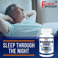 Capsules de soutien de la prostate à formule avancée avec du palmier nain pour la santé urinaire et la santé masculine des adultes, 60 capsules