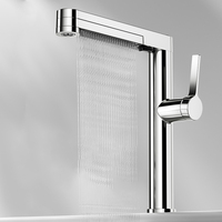 Robinet mélangeur multifonctionnel moderne en alliage de zinc, à poignée unique et à trou unique, résistant aux rayures et de haute qualité, pour cuisine et salle de bain