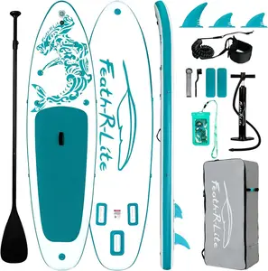Nuevo estilo personalizado soplado Paddle Board standup paddleboard plegable fibra de carbono ISUP inflable supboard pesca Touring