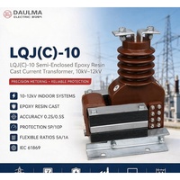 Transformateur de courant LQJ(C)-10 10kV-12kV 5A/1A 0.2/10P semi-fermé en résine époxy CT