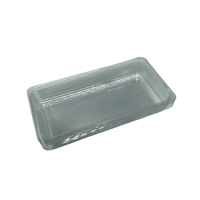 Boîte de rangement transparente pour matériel de pêche, avec doublure intérieure en PVC pour leurres souples, sac d'emballage pour vers souples, emballage personnalisé