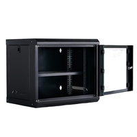 Armoire de serveur Internet murale en acier 9U, armoire réseau DDF, centre de données, utilisation en extérieur, standard 19 pouces