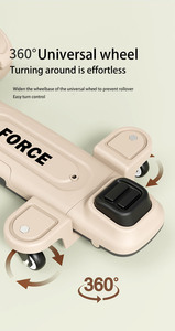 Scooter-<span class=keywords><strong>poussette</strong></span> pliable à trois roues pour enfants modernes nouveau patin de dégagement avec design en plastique élégant pour une utilisation en extérieur - Product Image 6