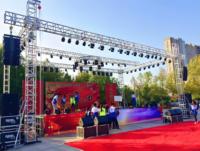 Sistema de Plataforma de Escenario para Eventos y Espectáculos con Estructura de Aluminio Ligero para Iluminación y Sonido Line Array, Venta al por Mayor
