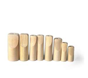 Custom Brand Logo Air Flow Cooling Durable & Classic Filtro de madeira Dicas em 8mm-12mm Tamanhos com Etiquetas de Embalagem - Product Image 2