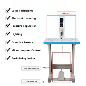 Máquina de hebilla de clavo de mano antigolpes controlada por computadora eléctrica automática máquina de hebilla blanca grande. - Product Image 4