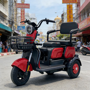 Triciclo Elettrico a 3 Ruote da 500W in Offerta Speciale, Due Posti, Carrozzeria Aperta, Autonomia 50-70km, per Anziani e Disabili, Scooter Elettrico a Tre Ruote - Product Image 4