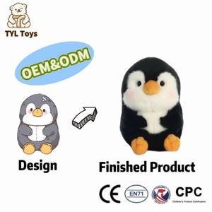 Juguete de Peluche de Pingüino con Logotipo Personalizado al por Mayor, Seguro para Niños, Aprobado por EN71, Pingüino de Peluche Suave, OEM ODM - Product Image 2