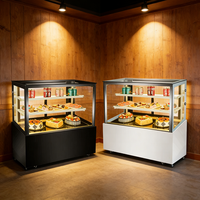 Vitrine réfrigérée pour pâtisserie, comptoir de présentation de gâteaux, armoire réfrigérée pour aliments froids, vitrine pour pâtisserie