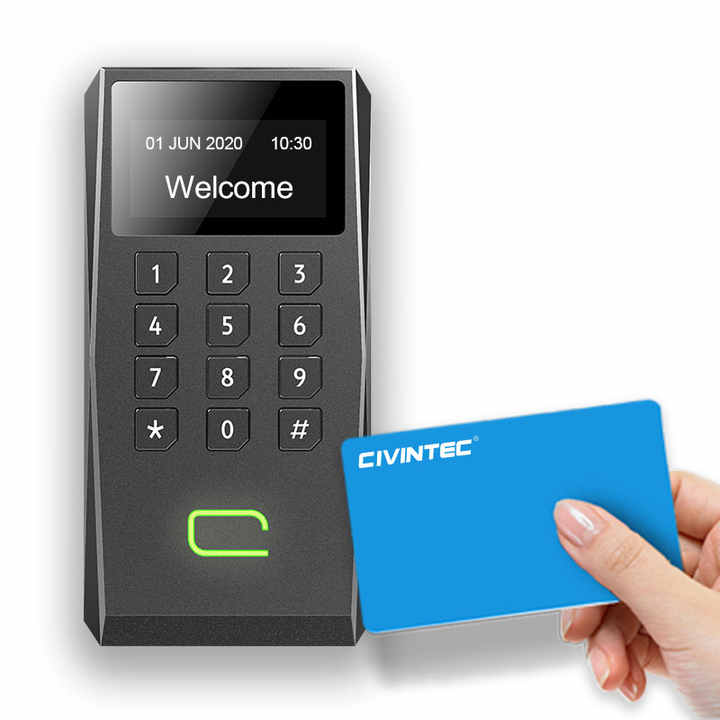 CK5 Security Card Readers for Doors RFID 13.56mhz Reader Keypad Card ...