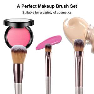 DailyQueen 14 pièces Kabuki <span class=keywords><strong>Champagne</strong></span> or ensemble <span class=keywords><strong>de</strong></span> pinceaux <span class=keywords><strong>de</strong></span> maquillage meilleure vente <span class=keywords><strong>de</strong></span> pinceaux <span class=keywords><strong>de</strong></span> mode avec blaireau fournisseur direct <span class=keywords><strong>de</strong></span> la Chine - Product Image 3