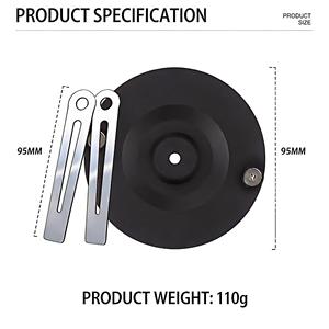 Robotic Lawn <b>Mower</b> Blade Mounting Disc (Blade Holder) and 2pcs Blade RSGE-CT18 2-Piece Set for Einhell GE-CT 18 U/GC-CT 18/24 Li - Product Image 2