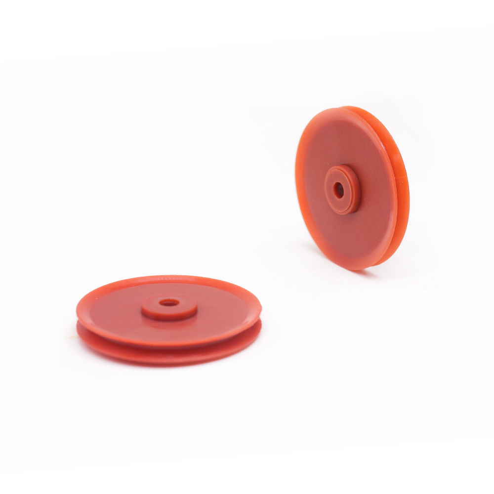 20 Poleas De Correa De Plástico Con Agujero De 2 Mm Con Correas De Transmisión De Goma, Correas De Polea Para Modelo De Bricolaje, Juguete RC Accesorios De Avión