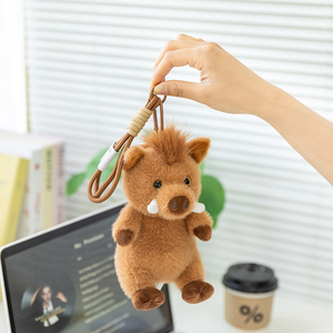 Venta al por mayor creativo jabalí <span class=keywords><strong>de</strong></span> <span class=keywords><strong>peluche</strong></span> juguete <span class=keywords><strong>de</strong></span> <span class=keywords><strong>peluche</strong></span> personalizado simulación salvaje jabalí llavero <span class=keywords><strong>de</strong></span> <span class=keywords><strong>peluche</strong></span> cerdo súper suave jabalí juguetes <span class=keywords><strong>de</strong></span> <span class=keywords><strong>peluche</strong></span> - Product Image 5