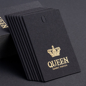 Bán Buôn Quần Áo Thẻ Đu Hangtags Tùy Chỉnh In Ấn Thương Hiệu Sinh Thái Thân Thiện Với Quần Áo In Logo Treo May Giá Giấy Thẻ - Product Image 3