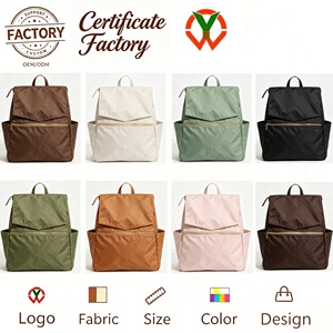 <span class=keywords><strong>Mochila</strong></span> Maternal Aislada de Gran Capacidad con Logotipo Personalizado, Fabricante OEM ODM BSCI, Bolsa de Pañales Aislada Convertible de Nailon Impermeable - Product Image 2